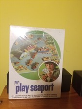 WHITMAN PLAY SEAPORT  1975 IN CELLOPHANE  CUT OUT CARDBOARD ACTIVITY