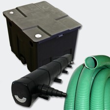 TTSet SunSun : Filtre de bassin bio 12000l 72W stérilisateur UVC clarificateur tuyau 5m
