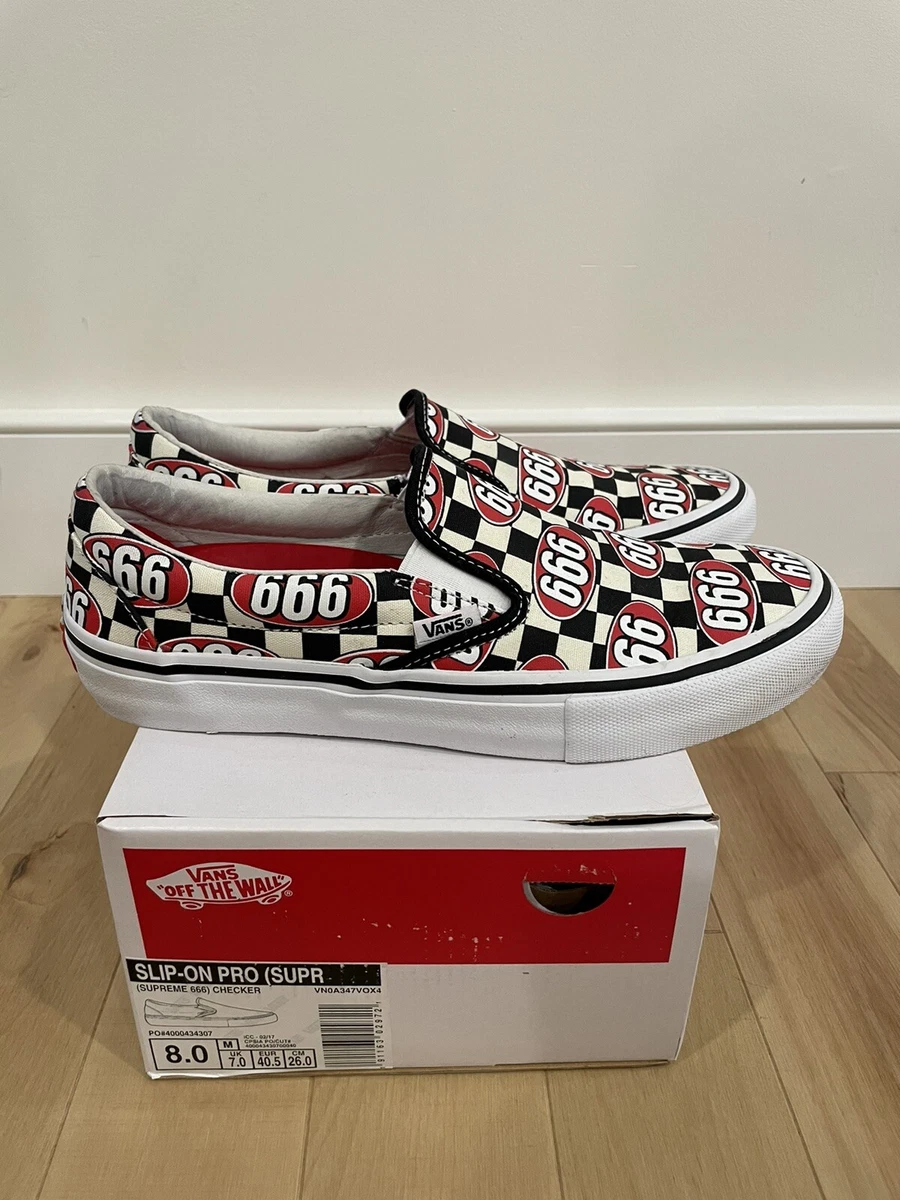 Supreme x vans clearance 666
