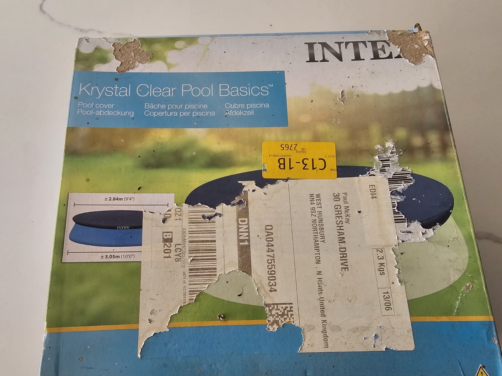 Fundamentos de piscina Krystal Clear, cubierta de piscina para cubrir piscina de 3,0 m