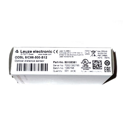 New Leuze ODSL 8/C66-500-S12 50108361 Optical Distance Sensor Quick Delivery