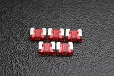 5 PACK ATM LOW PROFILE 10 AMP FUSE FUSES BLADE CIRCUIT 2 LEG MICRO ATMLP10