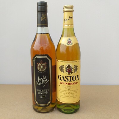 Nicolas Napoleon VSOP Weinbrand+Gaston Weinbrand 36% VOL. (2x0,7ltr.) SET