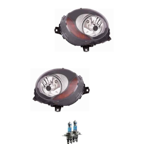 Halogen Scheinwerfer Hauptscheinwerfer Set H4 FüR Mini Mini Inklusive Lampen-image