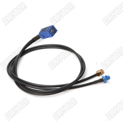 Fakra  C  Female to SMB Male 5005 SMA Male RG174 Y Splitter Combined Cable 1M