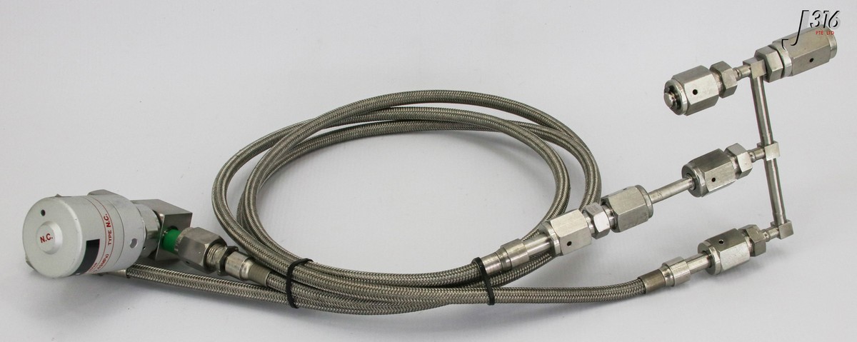 16177 FUJIKIN DIAPHRAGM VALVE ASSY W/ PRESSURE HOSE 038838 | eBay