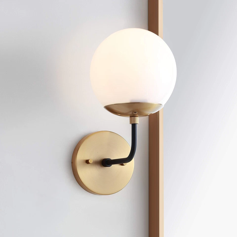 Safavieh SCN4017A Lighting Cayden Brass Gold and Black Wall - Image 2 of 3