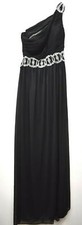 Blondie Nites By Stacy Sklar Women Beaded Embellished One-Shoulder Dress 11