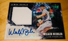 Walker Buehler 2018 Panini Diamond Kings Jumbo Rookie Signed Jersey Card Number