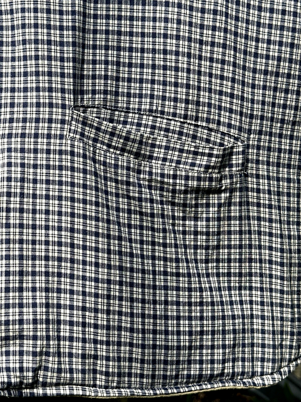 Patchwork Quilted Jacket Reversible Coastal Prepp… - image 12