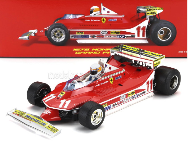 Ferrari 312T4 miniature 1/18 Bburago voiture F1 Scheckter GP Monaco 1979