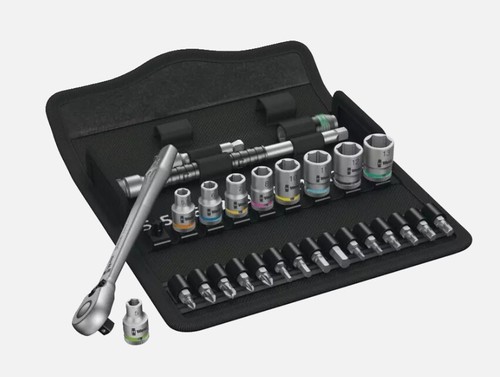 Wera Zyklop Knarren-Sets – 1/4", 3/8", 1/2" Antrieb, metrisch, 27–29-teilig - Bild 11 von 13
