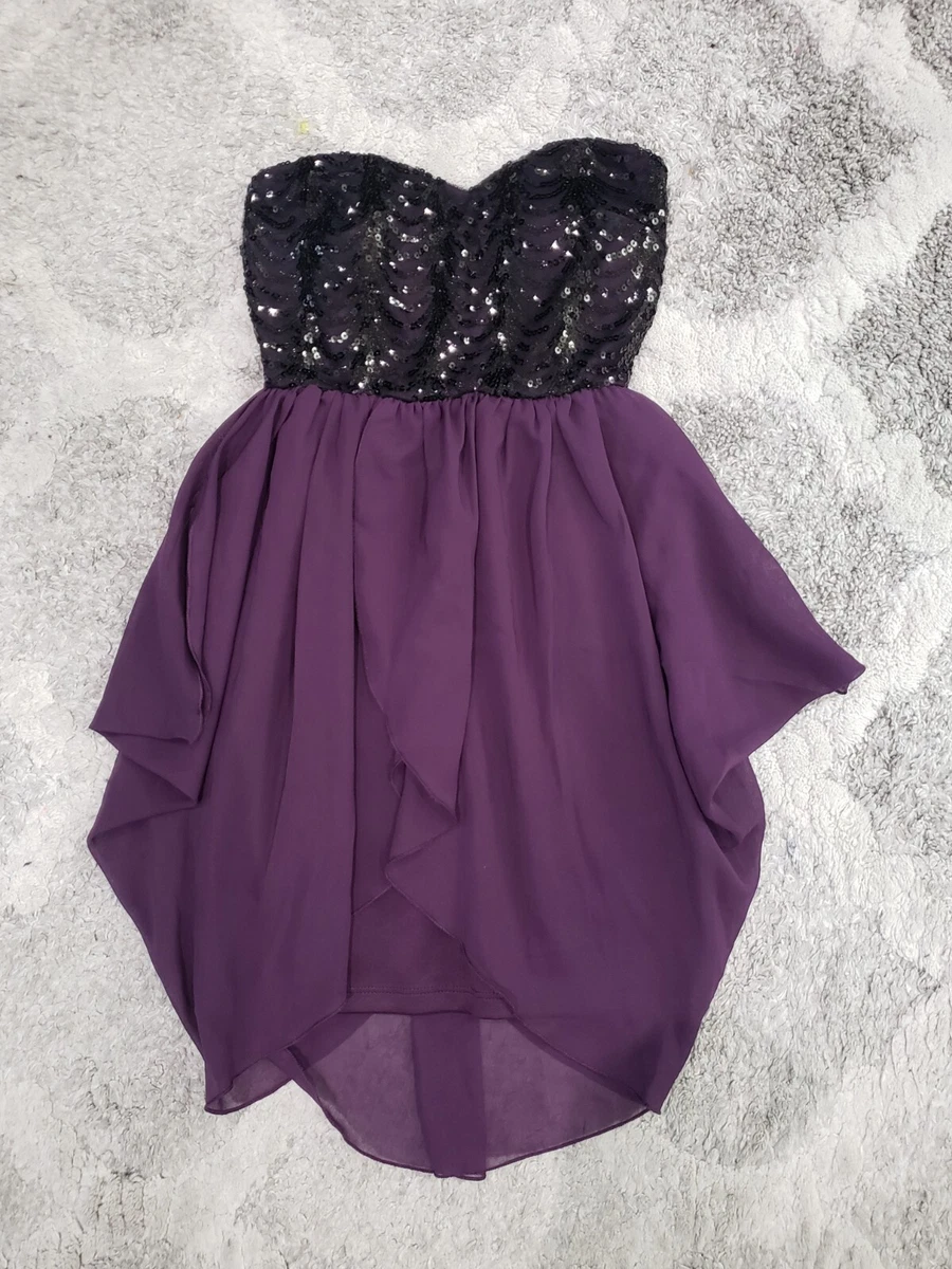 Womens dark cheap purple dress