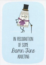Designer Greetings Damn Fine Adulting Funny / Humorous Birthday Card