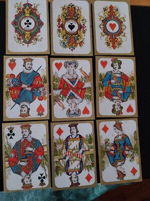 Ancien Jeu De 52 Cartes à Jouer DAVELUY - Avec Boîte D'origine (abîmée) - Vintage