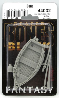 Reaper 44032 Dreadmere Fishing Boat Bones Black Swamp Vessel Rowboat Miniature 762486440328 Ebay
