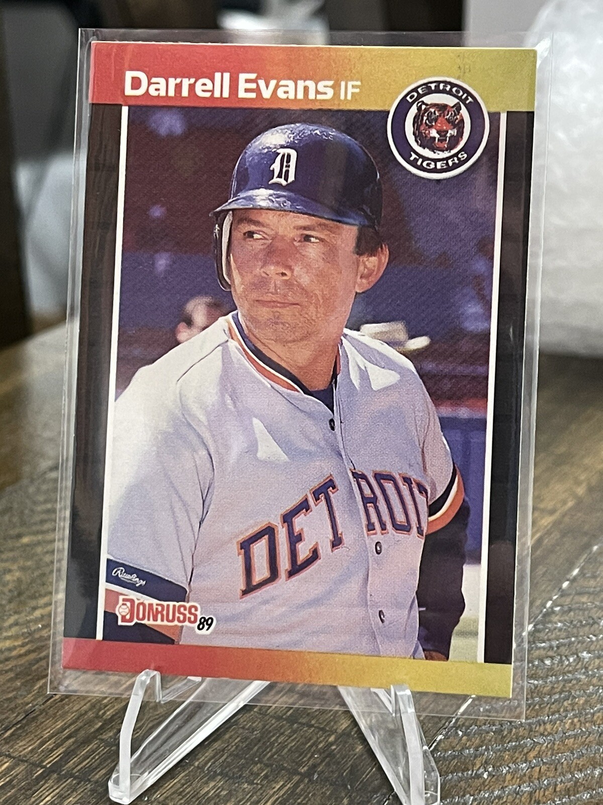 1989 Donruss Darrell Evans Detroit Tigers #533
