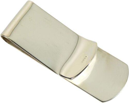 CATORS - Sterling Silver MONEY CLIP - Hand Engraved Diagonal Foliate & Scroll - Picture 2 of 5