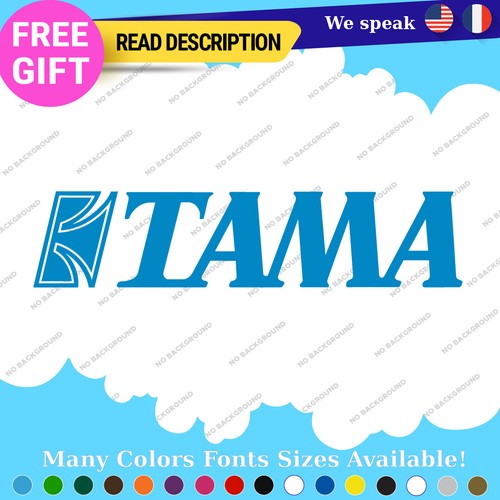 Fits Tama Decals Stickers Vinyl Bass Drum Drumming Music Band group replacement - Picture 39 of 52