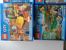 4 Lego CITY 60091 60072 60066 60088 instructions and box Complete !! NEW SEALED