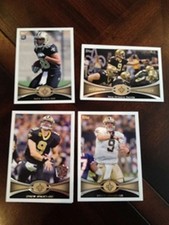 2012 Topps w Rookies New Orleans Saints Team Set 14 Cards