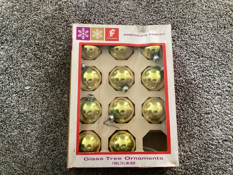 Franke Glass Tree Ornaments