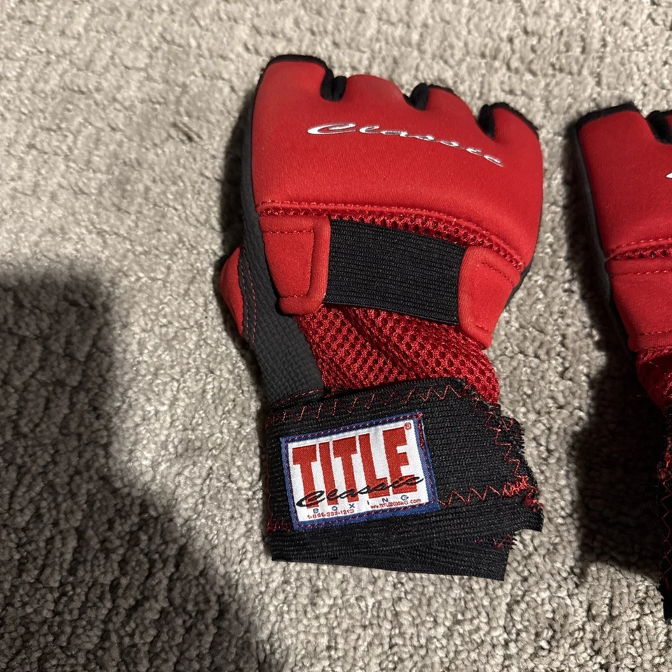 Title Boxing Classic Gel Glove Wraps - Barely Used - Image 3 of 4