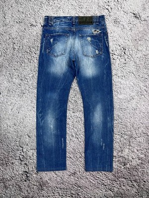 JOHN GALLIANO Y2K Distressed JEANS pants 90s USA Japan