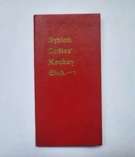 Rare vtg 1924/25 SYSTON LADIES' HOCKEY CLUB FIXTURE CARD Leicester sport history