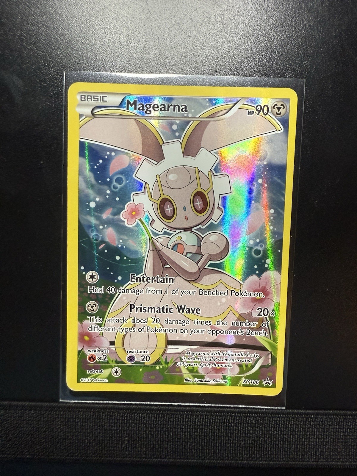 Magearna - XY186 - Full Art Ultra Rare - XY Black Star Promo - Pokemon Card LP