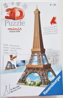 3D Puzzle Ravensburger kleiner Eifelturm mini Collection 62 Teile