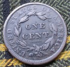 1839 Matron Head Large Cent, Liberty Head 1C Coin, United States of America 1C — photo 4