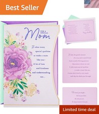Birthday Greeting Card for Mom Purple Flower