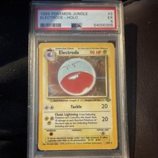 Pokémon TCG 1999 Electrode 2/64 Jungle Holo Rare PSA 5 Graded Card