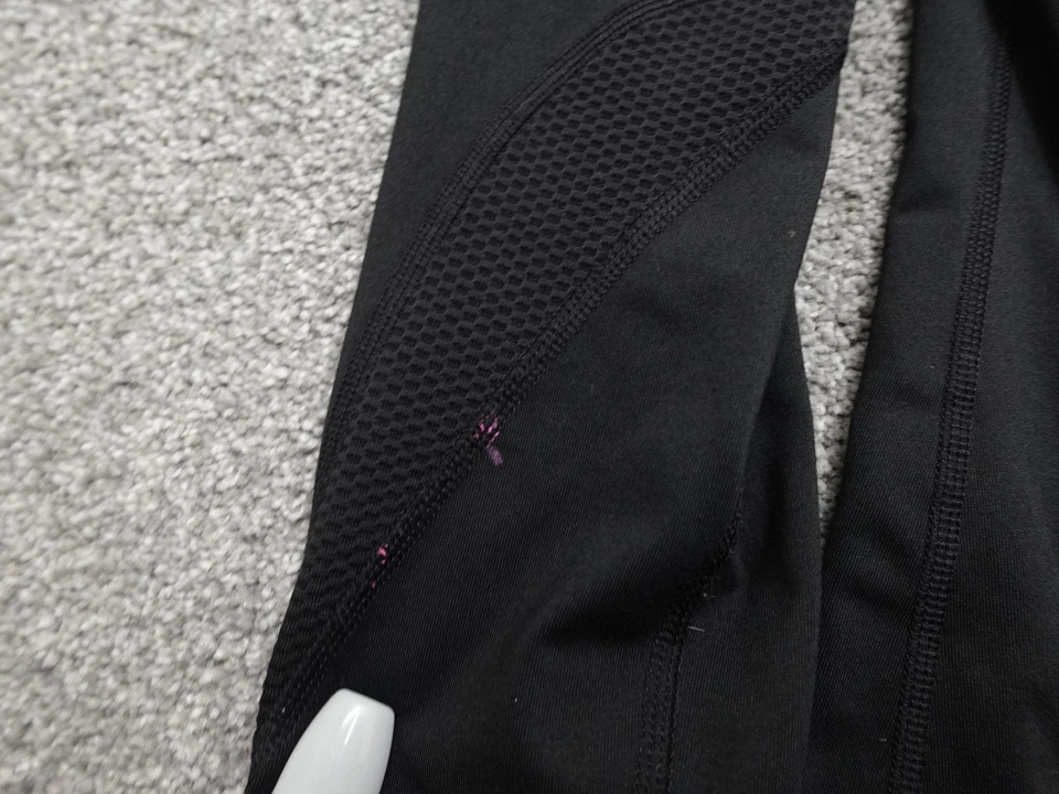 Jaqueta Under Armour Feminina XL Preta Azul ColdGear Run Zíper Completo Buracos para Polegares - Imagem 4 de 4