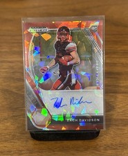 Zach Davidson - 2021 panini Prizm Draft Picks Red Ice Rookie Auto #DPA-ZAD