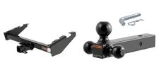 CURT Trailer Hitch 2in Receiver Class 3 w/ Multi-Ball Mount Tow Package - 13017