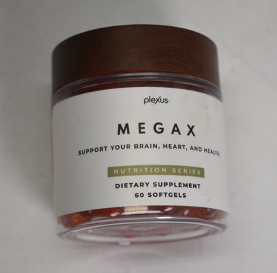 Plexus MegaX Plant Based OMEGA Support Brain & Heart 60 Softgels Exp 08/26