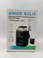 NEW IN BOX Anker SOLIX C300X DC Portable Power Station 288Wh Black - SHIPS FREE