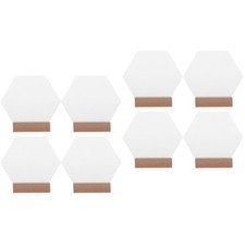  2 PCS Wedding Table Plan Board Menu Holder Stand Hexagon Display