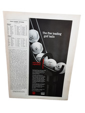 1966 Royal Golf Balls Vintage Print Ad Five Leading Balls Only One Registered