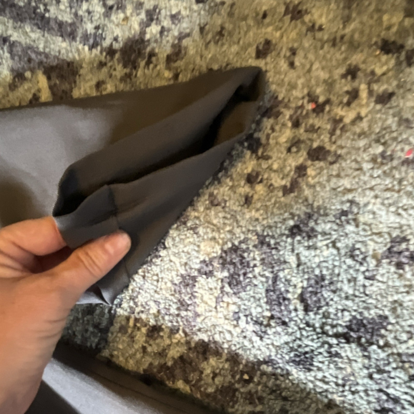 Gray Collared Button Long Overcoat Lined Pockets … - image 7