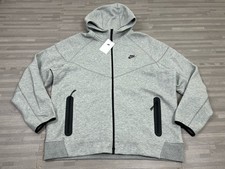 Nike Sportswear Tech Fleece Full-Zip Hoodie Jacket Mens 2XL FB7921 Gray 145