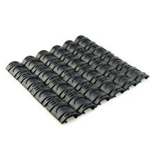 24 PCS Snap-On Universal Weaver Picatinny Rubber Rail Covers
