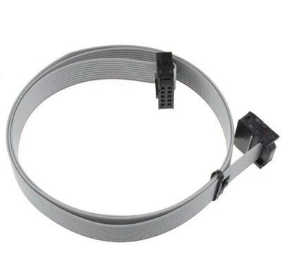 5pcs 70cm 10 pin USB ASP ISP JTAG AVR wire 10P IDC ribbon DATA cable 2.54mm #f