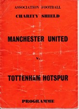 PIRATE PROGRAMME - FA CHARITY SHIELD 1967 Manchester United v Tottenham
