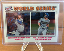 Topps Heritage 2025 World Series Will Smith Glasnow Dodgers Blue Jays #312