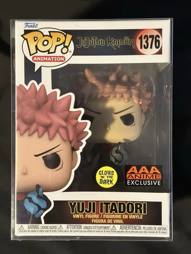 Funko Pop! Jujutsu Kaisen - Yuji Itadori #1376 AAA Anime Exclusive w/ Protector