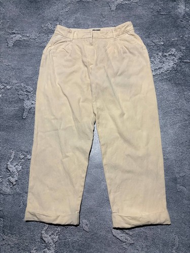 Dolce & Gabbana Beige Virgin Wool Capri Shorts Pedalcpushers Womens Size 40 IT S