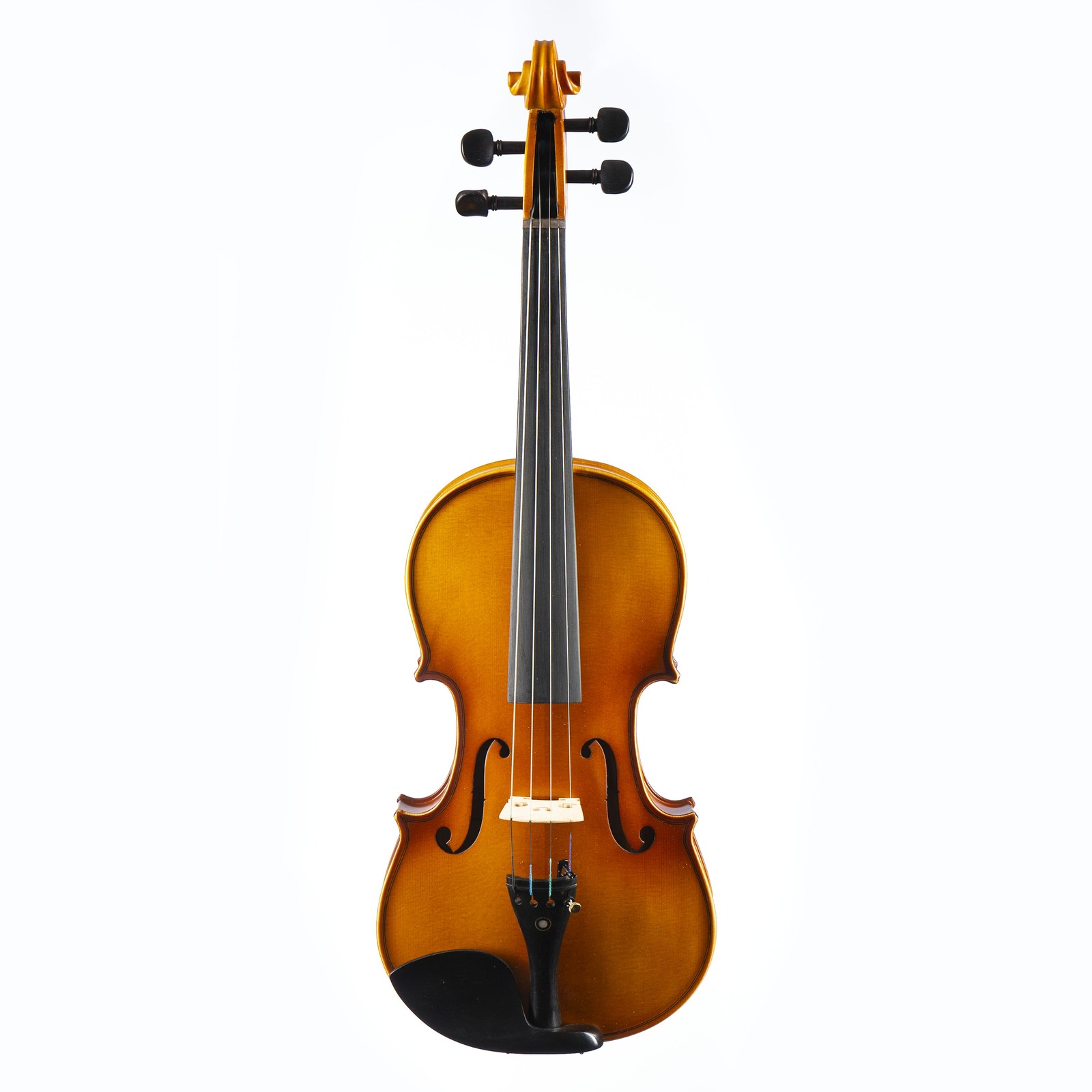 Monzani Capriccio 21 3/4 Violinset, Ahorn, Fichte, Ebenholz, Guarneri-Kinnhalter